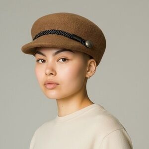 Wool Felt Newsboy Hat